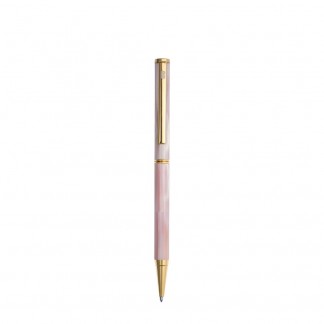 Pink Mississippi Pearl Signature Pen-Tatinium Gold plated-INSPIRED